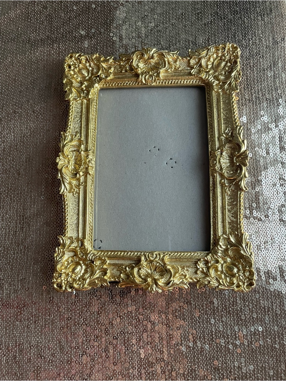 Ornate Gold Nicole Miller Decorative 6x4 Picture Frame - Elegant Home Accent